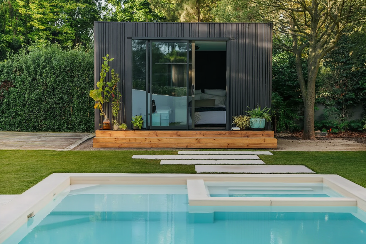 Vue piscine studio