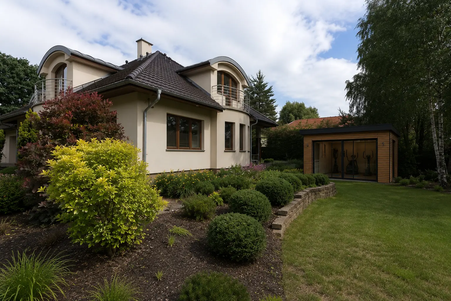 myhomegarden normandie maison studio en bois salle de sport copie